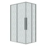 Душевой уголок Grossman Galaxy 100x70 L 300.K33.01.70R10L.10.02 профиль Хром стекло шиншилла