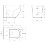 Унитаз BelBagno Sfera-R BB2141CBR/BB902SC приставной с сиденьем Микролифт фаянс приставной