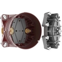 Смеситель для душа AQUAme AQM8802CR с термостатом Хром латунь встраиваемый