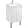Тумба под раковину Aquaton Сканди Doors 55 1A278801SD010 Белая МДФ / ЛДСП