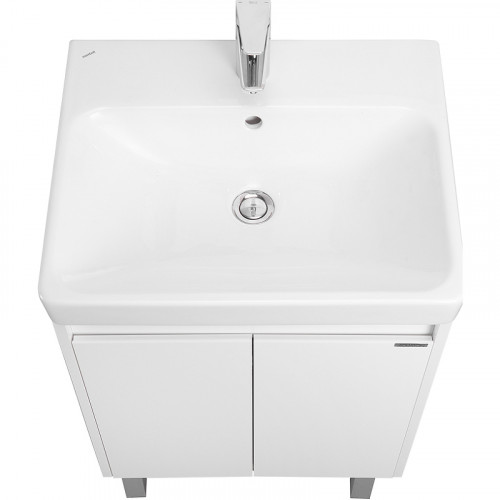 Тумба под раковину Aquaton Сканди Doors 55 1A278801SD010 Белая МДФ / ЛДСП