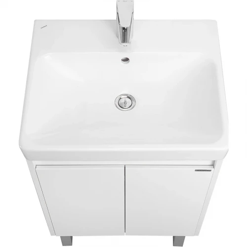 Тумба под раковину Aquaton Сканди Doors 55 1A278801SD010 Белая МДФ / ЛДСП