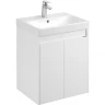 Тумба под раковину Aquaton Сканди Doors 55 1A278801SD010 Белая МДФ / ЛДСП