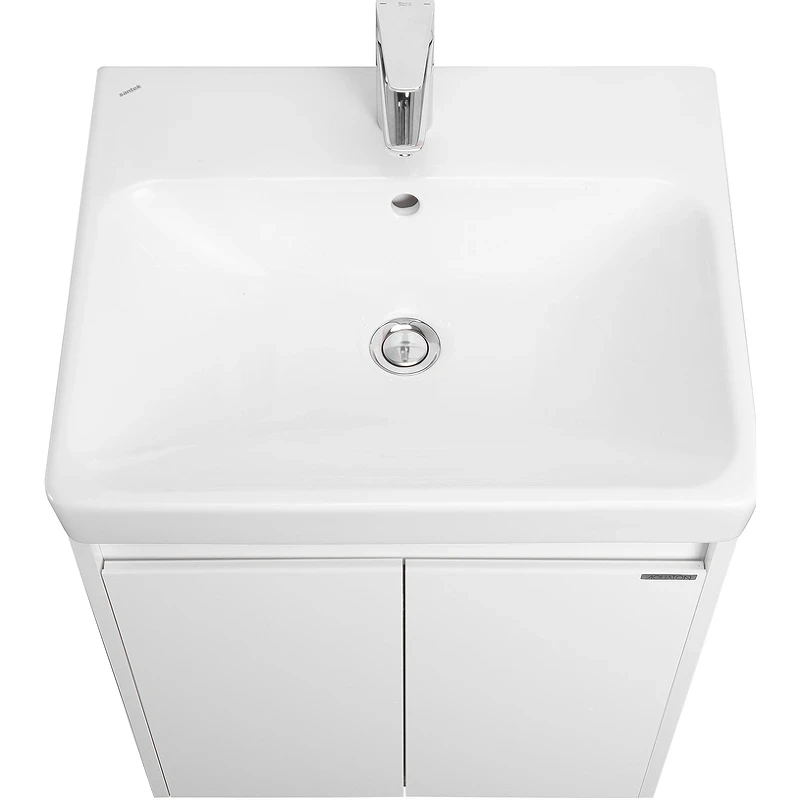 Тумба под раковину Aquaton Сканди Doors 55 1A278801SD010 Белая МДФ / ЛДСП