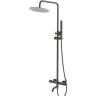 Душевая система ESKO Bangkok Gun metal ST250BGGM Оружейная сталь латунь на стену
