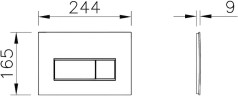 Унитаз с инсталляцией DIWO Анапа + VitrA V-Fix Core 732-5800-01 (626363) с сиденьем Микролифт с клавишей смыва цвет Глянцевый белый