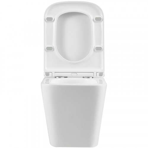 Унитаз Lemark Florex 9614001 подвесной Белый глянец с сиденьем Микролифт фарфор подвесной