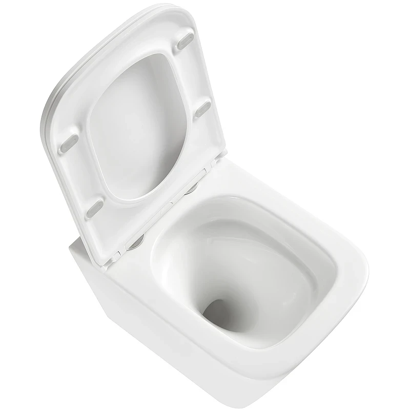 Унитаз Lemark Florex 9614001 подвесной Белый глянец с сиденьем Микролифт фарфор подвесной