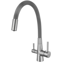 Смеситель для кухни ESKO Coral CL 03 G Нержавеющая сталь Серый нержавеющая сталь