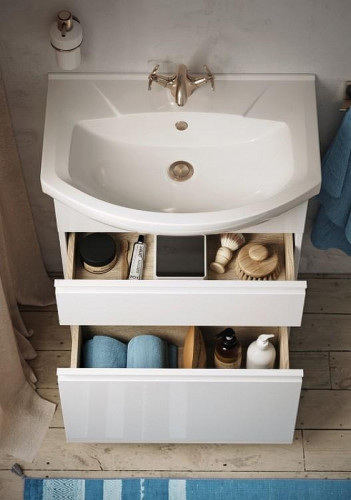 Тумба под раковину Aqwella Rodos 75 ROD01072N Белая