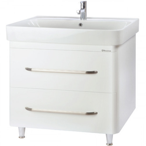Тумба под раковину Bellezza Олимпия 60 4639309110019 Белая МДФ / ЛДСП