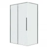 Душевой уголок Grossman Galaxy 100x100 L 120.K33.01.1010.10.02 профиль Хром стекло шиншилла