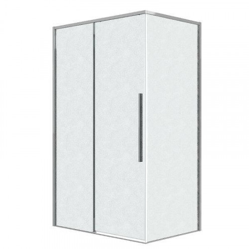 Душевой уголок Grossman Galaxy 100x100 L 120.K33.01.1010.10.02 профиль Хром стекло шиншилла