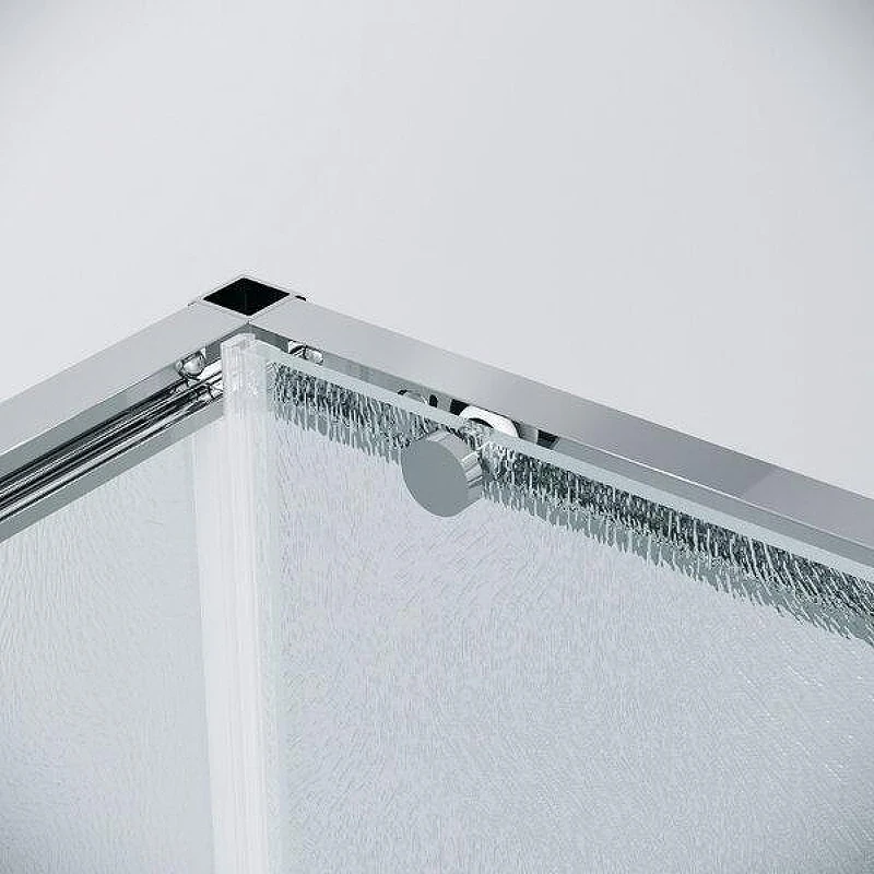 Душевой уголок Grossman Galaxy 100x100 L 120.K33.01.1010.10.02 профиль Хром стекло шиншилла