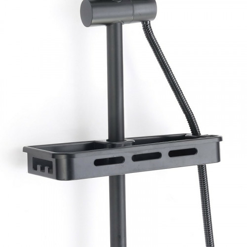 Душевая система D-Lin D10A06 Черная матовая латунь на стену