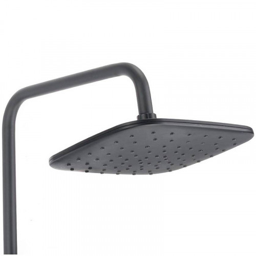 Душевая система D-Lin D10A06 Черная матовая латунь на стену