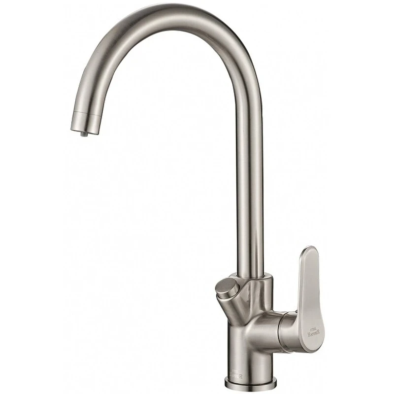 Смеситель для кухни ZorG Steel Hammer SH901SATIN Сатин