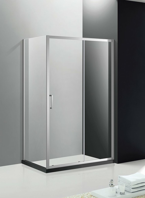 Душевой уголок Cezares Molveno 150x80 MOLVENO-AH-11-150/80-C-Cr-IV профиль Хром стекло прозрачное