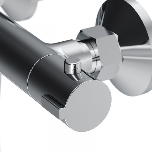 Смеситель для душа Damixa Jupiter 776000000 с термостатом Хром латунь на стену