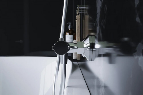 Смеситель для душа Damixa Jupiter 776000000 с термостатом Хром латунь на стену