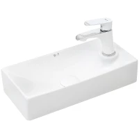 Раковина WeltWasser Aisbach 5112 44 10000004593 Белый глянец фаянс подвесная