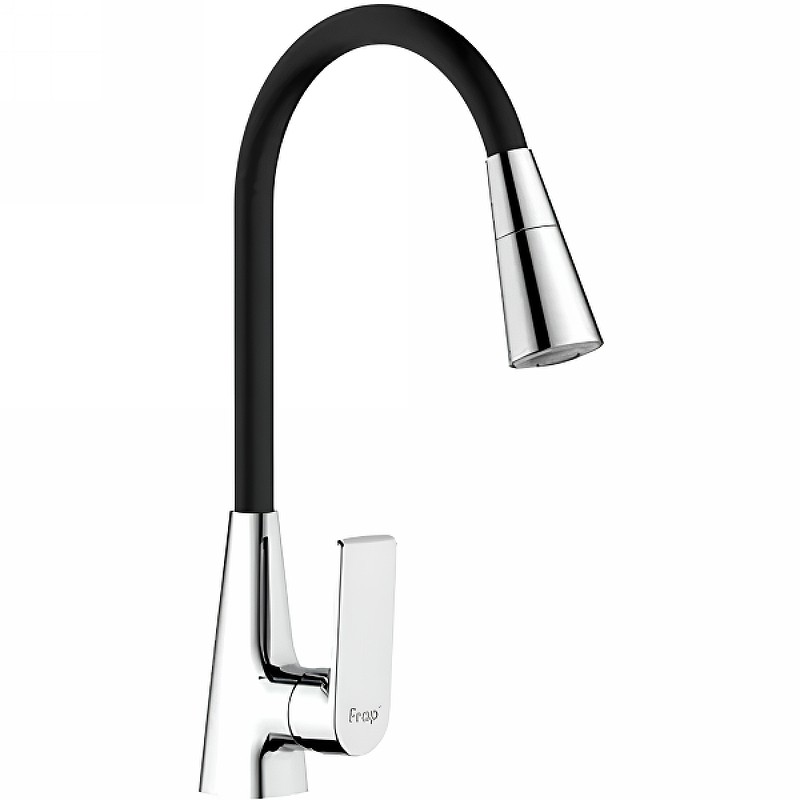 Смеситель для кухни Frap H71 F4471 Хром Черный латунь