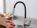 Смеситель для кухни Frap H71 F4471 Хром Черный латунь
