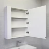 Зеркальный шкаф Comforty Лима 70 00-00006135 Белый матовый