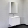 Зеркальный шкаф Comforty Лима 70 00-00006135 Белый матовый