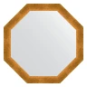 Зеркало Evoform Octagon 65х65 BY 3976 в багетной раме - Травленое золото 59