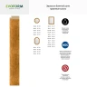 Зеркало Evoform Octagon 65х65 BY 3976 в багетной раме - Травленое золото 59