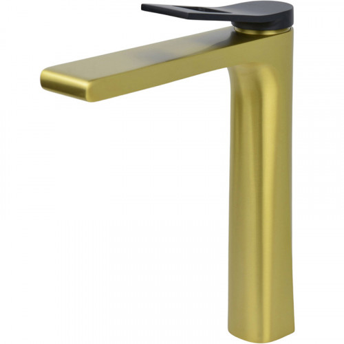 Смеситель для раковины Bronze de Luxe Element EL21GB Матовое золото Черный латунь