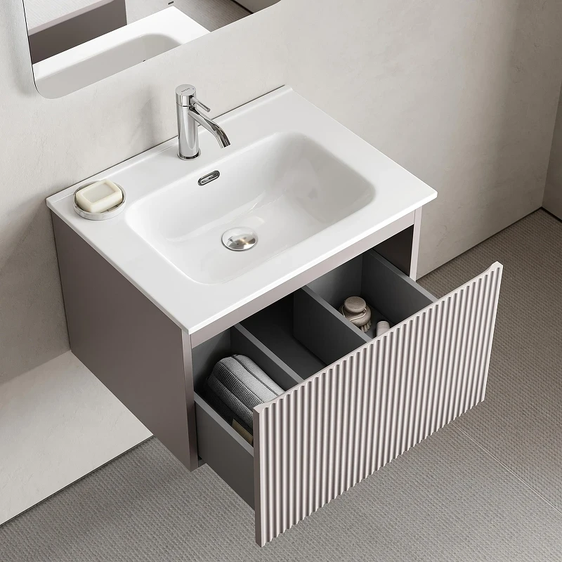 Тумба под раковину Sancos Snob R 1.0 60 SNR1.060SM подвесная цвет Doha Soft
