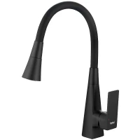 Смеситель для кухни Haiba HB73823-7 Черный матовый латунь