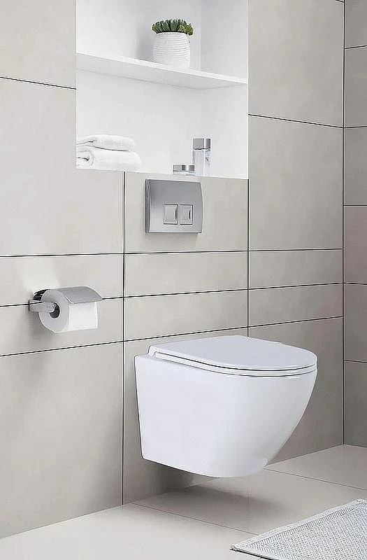 Комплект унитаза с инсталляцией Azario Grado AZ-8010-1000+AZ-0046N с сиденьем Микролифт