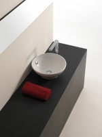 Раковина Artceram Fuori 43 TFL002 01 00 Белая фарфор накладная