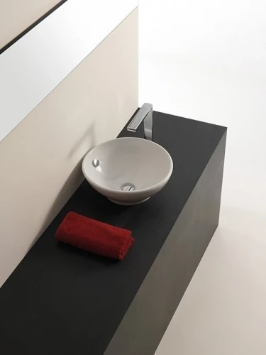 Раковина Artceram Fuori 43 TFL002 01 00 Белая фарфор накладная