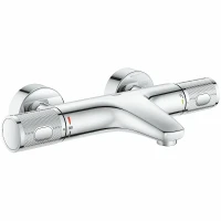 Смеситель для ванны Grohe Grohtherm 1000 Performance 34830000 с термостатом Хром латунь на стену