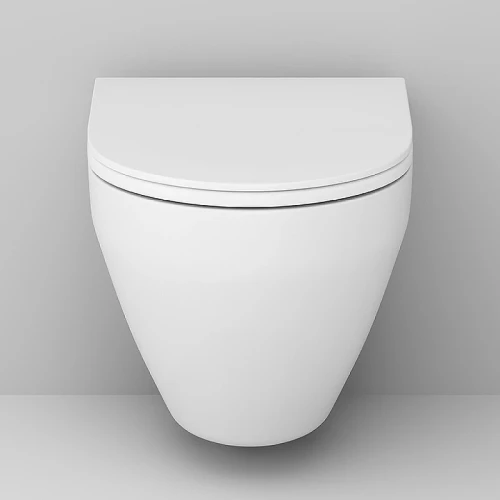 Комплект унитаза с инсталляцией AM.PM Spirit V2.0 FlashClean IS100138.701700 с сиденьем Микролифт и Черной матовой клавишей смыва фарфор подвесной