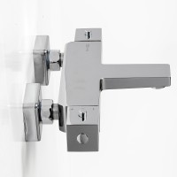 Смеситель для ванны WasserKRAFT Alme 1511 Thermo с термостатом Хром латунь на стену