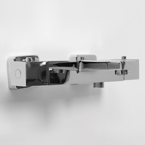 Смеситель для ванны WasserKRAFT Alme 1511 Thermo с термостатом Хром латунь на стену