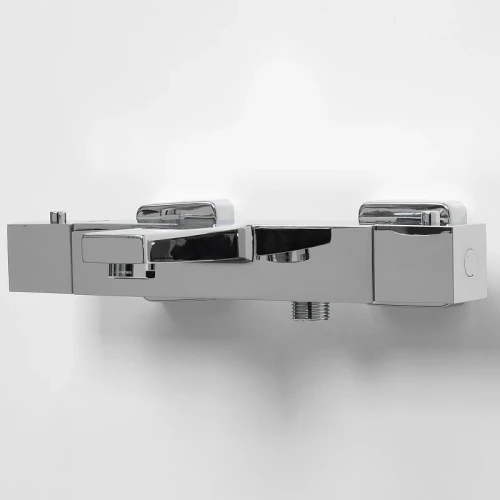 Смеситель для ванны WasserKRAFT Alme 1511 Thermo с термостатом Хром латунь на стену