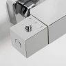 Смеситель для ванны WasserKRAFT Alme 1511 Thermo с термостатом Хром латунь на стену