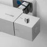 Смеситель для ванны WasserKRAFT Alme 1511 Thermo с термостатом Хром латунь на стену