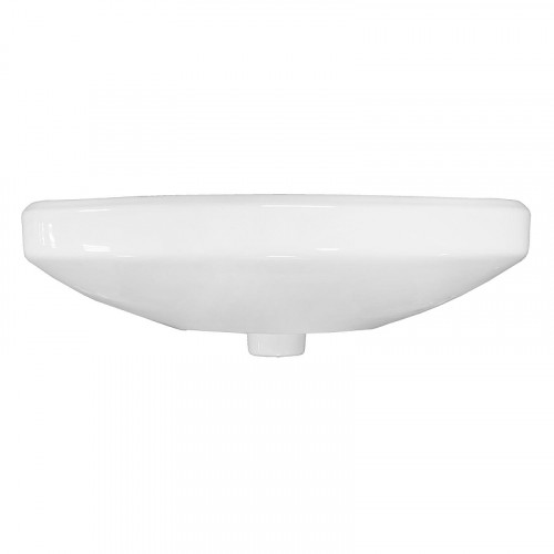 Раковина Creo Ceramique Project 51 PR3100+PR3110 с пьедесталом цвет Белый глянцевый