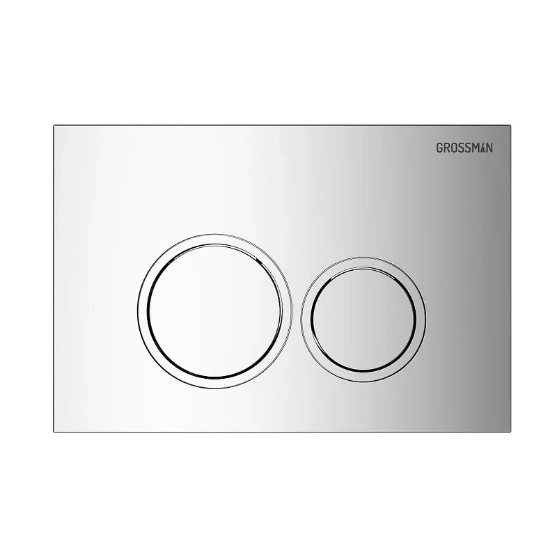 Унитаз с инсталляцией Grossman Galaxy 97.4455GMS.01.100 цвет Серый матовый с сиденьем Микролифт с клавишей смыва цвет Хром