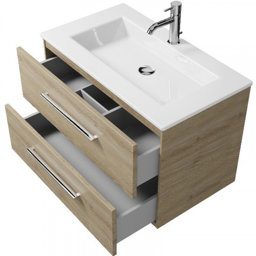 Тумба под раковину Creto Ares 80 10-1113D подвесная Davos МДФ / ЛДСП