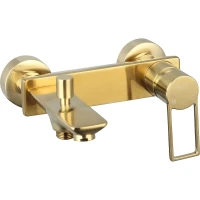 Смеситель для ванны Caprigo Kub 54-011-brg Золото матовое