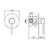 Смеситель для душа Gattoni Circle One 9031/90C0.CH Хром