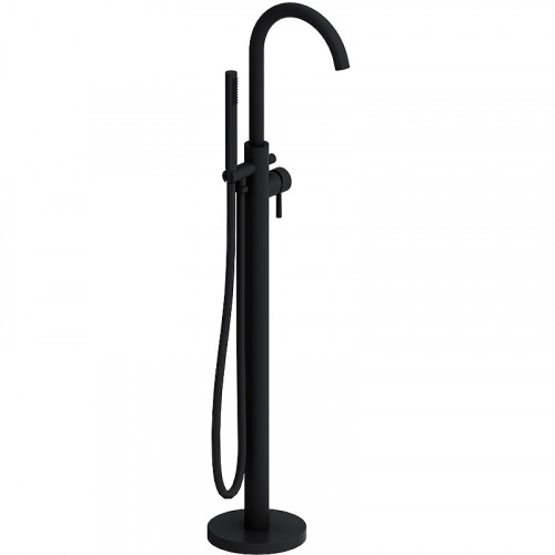 Смеситель для ванны Damixa Scandinavian Pure 365000300 Черный матовый латунь на пол